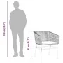 Juego comedor jardín 5 pzas cojines ratán sintético vidrio gris by , Garden sets - Ref: Foro24-3334529, Price: 429,79 €, Disc...