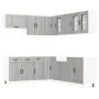 Mueble cocina Kalmar sonoma gris 11 pzas madera contrachapada von , Küchenschränke - Ref: Foro24-3314917, Preis: 742,65 €, Ra...