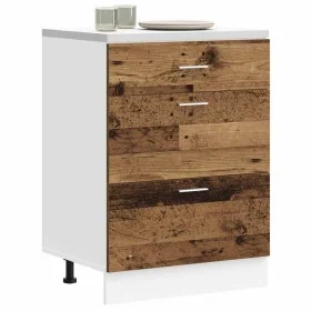 Mueble bajo de cocina “Lyon” de madera antigua by , Kitchen cabinets - Ref: Foro24-854257, Price: 95,30 €, Discount: %