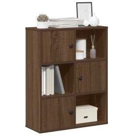 Estantería madera de ingeniería marrón roble 60x24x76,5 cm von , Bücherregale und Regale - Ref: Foro24-860388, Preis: 63,59 €...