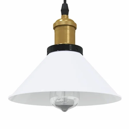 Lámpara colgante regulable altura E27 blanco brillante Ø 22cm von , Lampen - Ref: Foro24-4103450, Preis: 29,10 €, Rabatt: %