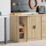 Armario de almacenamiento para garaje Roble Sonoma 30x51x85 cm by , Armarios industriales - Ref: Foro24-860528, Price: 47,73 ...