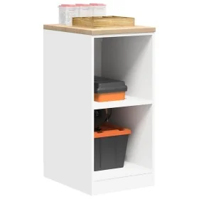 Armario de almacenamiento para garaje blanco 40x51x85 cm by , Armarios industriales - Ref: Foro24-860535, Price: 55,35 €, Dis...