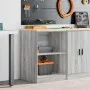Armario de garaje de madera maciza pino gris Sonoma 60x51x85 cm by , Armarios industriales - Ref: Foro24-860549, Price: 67,40...