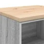 Armario de garaje de madera maciza pino gris Sonoma 60x51x85 cm by , Armarios industriales - Ref: Foro24-860549, Price: 67,40...