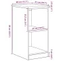 Armario garaje madera vieja 40x51x85 cm Madera maciza de pino by , Armarios industriales - Ref: Foro24-860542, Price: 53,36 €...