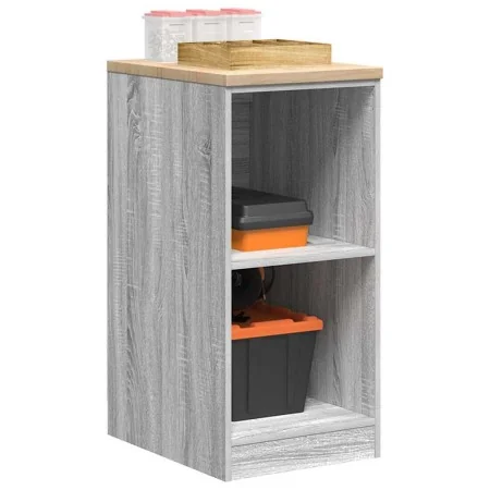 Armario de garaje de madera maciza pino gris Sonoma 40x51x85 cm von , Armarios industriales - Ref: Foro24-860540, Preis: 54,8...