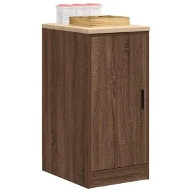 Armario de almacenamiento para garaje roble marrón 40x51x85 cm by , Armarios industriales - Ref: Foro24-860568, Price: 60,78 ...