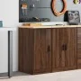 Armario de almacenamiento para garaje roble marrón 40x51x85 cm von , Armarios industriales - Ref: Foro24-860568, Preis: 60,78...