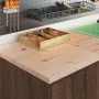 Armario de almacenamiento para garaje roble marrón 40x51x85 cm von , Armarios industriales - Ref: Foro24-860568, Preis: 60,78...