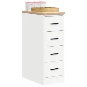 Armario de almacenamiento para garaje blanco 30x51x85 cm de , Armarios industriales - Ref: Foro24-860580, Precio: 71,35 €, De...