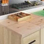 Armario de almacenamiento para garaje Roble Sonoma 30x51x85 cm von , Armarios industriales - Ref: Foro24-860582, Preis: 78,32...