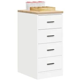 Armario de almacenamiento para garaje blanco 40x51x85 cm by , Armarios industriales - Ref: Foro24-860589, Price: 76,39 €, Dis...