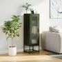 Aparador de acero laminado en frío verde oliva 36x39x123 cm by , Sideboards - Ref: Foro24-853396, Price: 107,99 €, Discount: %