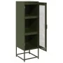 Aparador de acero laminado en frío verde oliva 36x39x123 cm by , Sideboards - Ref: Foro24-853396, Price: 107,99 €, Discount: %
