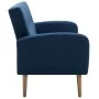 Sofá de 3 plazas de tela azul by , Sofas - Ref: Foro24-246995, Price: 364,42 €, Discount: %