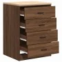 Armario de almacenamiento para garaje roble marrón 60x51x85 cm de , Armarios industriales - Ref: Foro24-860604, Precio: 96,93...