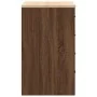 Armario de almacenamiento para garaje roble marrón 60x51x85 cm de , Armarios industriales - Ref: Foro24-860604, Precio: 96,93...