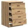 Armario de almacenamiento para garaje Roble Artesano 60x51x85cm by , Armarios industriales - Ref: Foro24-860606, Price: 109,4...