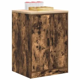 Armario de almacenamiento para garaje roble ahumado 60x51x85 cm de , Armarios industriales - Ref: Foro24-860575, Precio: 98,0...