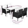 Set comedor de jardín 5 pzas cojines ratán sintético gris claro von , Gartensets - Ref: Foro24-3211999, Preis: 489,05 €, Raba...