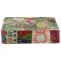 Puf cuadrado pachtwork algodón hecho a mano 50x50x12 cm verde de , Otomanas - Ref: Foro24-246576, Precio: 41,37 €, Descuento: %
