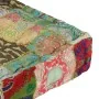 Puf cuadrado pachtwork algodón hecho a mano 50x50x12 cm verde de , Otomanas - Ref: Foro24-246576, Precio: 41,37 €, Descuento: %