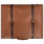 Taburete de almacenamiento 40 cm marrón tostado cuero sintético de , Bancos para recibidores y almacenamiento - Ref: Foro24-2...
