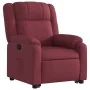 Sillón reclinable elevable tela rojo tinto de , Sillones - Ref: Foro24-3205205, Precio: 307,81 €, Descuento: %