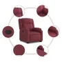 Sillón reclinable elevable tela rojo tinto de , Sillones - Ref: Foro24-3205205, Precio: 307,81 €, Descuento: %