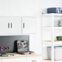 Armario de pared para garaje madera de ingeniería blanco de , Armarios industriales - Ref: Foro24-860625, Precio: 35,96 €, De...