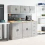 Armario de pared para garaje madera de ingeniería gris hormigón von , Armarios industriales - Ref: Foro24-860631, Preis: 35,2...