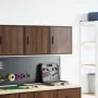 Armarios de pared 2 uds para garaje madera marrón roble by , Armarios industriales - Ref: Foro24-860638, Price: 61,07 €, Disc...