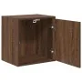 Armarios de pared 2 uds para garaje madera marrón roble by , Armarios industriales - Ref: Foro24-860638, Price: 61,07 €, Disc...