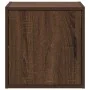 Armarios de pared 2 uds para garaje madera marrón roble by , Armarios industriales - Ref: Foro24-860638, Price: 61,07 €, Disc...