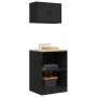 Armarios 2 uds para garaje madera de ingeniería negro by , Armarios industriales - Ref: Foro24-3328279, Price: 114,71 €, Disc...