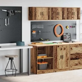 Armarios 2 uds para garaje madera ingeniería antigua madera by , Armarios industriales - Ref: Foro24-3328285, Price: 98,17 €,...