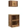 Armarios 2 uds para garaje madera ingeniería antigua madera von , Armarios industriales - Ref: Foro24-3328285, Preis: 98,17 €...
