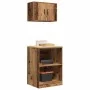 Armarios 2 uds para garaje madera ingeniería antigua madera von , Armarios industriales - Ref: Foro24-3328285, Preis: 98,17 €...