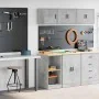 Armarios 2 uds para garaje madera de ingeniería ris hormigón de , Armarios industriales - Ref: Foro24-3328272, Precio: 79,70 ...