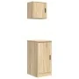 Armarios 2 uds para garaje madera de ingeniería roble sonoma von , Armarios industriales - Ref: Foro24-3328298, Preis: 85,60 ...