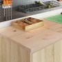 Armarios 2 uds para garaje madera de ingeniería roble sonoma von , Armarios industriales - Ref: Foro24-3328298, Preis: 85,60 ...