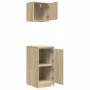 Armarios 2 uds para garaje madera de ingeniería roble sonoma von , Armarios industriales - Ref: Foro24-3328298, Preis: 85,60 ...