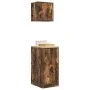 Armarios 2 uds para garaje madera ingeniería roble ahumado by , Armarios industriales - Ref: Foro24-3328300, Price: 84,48 €, ...