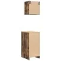 Armarios 2 uds para garaje madera ingeniería roble ahumado by , Armarios industriales - Ref: Foro24-3328300, Price: 84,48 €, ...