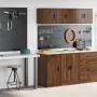 Armarios 2 uds para garaje madera ingeniería marrón roble by , Armarios industriales - Ref: Foro24-3328302, Price: 87,02 €, D...