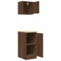 Armarios 2 uds para garaje madera ingeniería marrón roble by , Armarios industriales - Ref: Foro24-3328302, Price: 87,02 €, D...