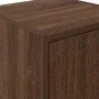 Armario de pared para garaje madera de ingeniería marrón roble by , Armarios industriales - Ref: Foro24-860619, Price: 29,74 ...