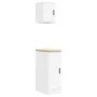 Armarios 2 uds para garaje madera de ingeniería blanco von , Armarios industriales - Ref: Foro24-3328287, Preis: 73,02 €, Rab...
