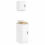 Armarios 2 uds para garaje madera de ingeniería blanco von , Armarios industriales - Ref: Foro24-3328287, Preis: 73,02 €, Rab...
